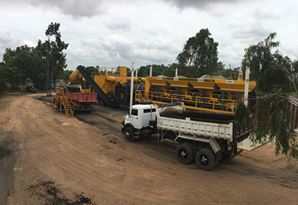 Usina em operação no 7º dia