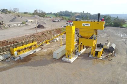 Lintec CSD2500B asphalt plant Itax Brazil