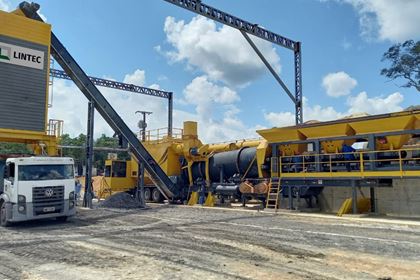 Usina de Asfalto CDP 14001 - Com silo de massa