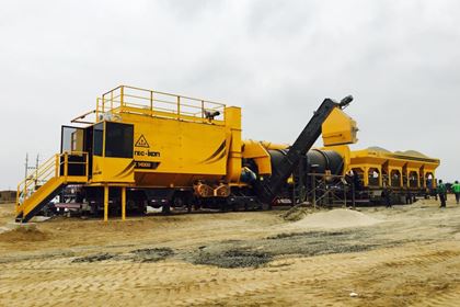 Planta de Asfalto móvil