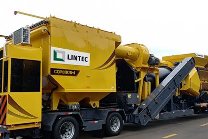 Usina de Asfalto Móvel CDP 8001