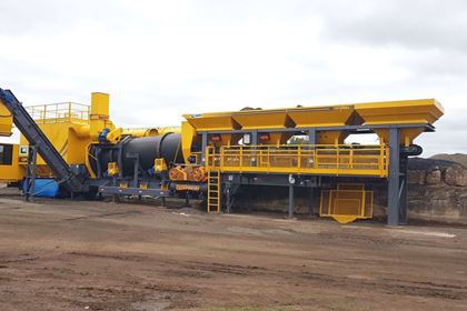 Usina de Asfalto Móvel CDP 12000