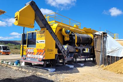 Usina de Asfalto CDP 7001 - Obra