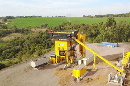 Lintec CSD2500B asphalt plant Itax Brazil