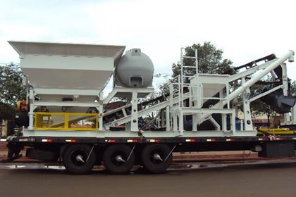 TGS Semimóvel em sua configuração original - Posição de Transporte