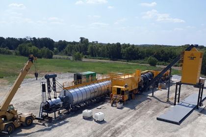 Planta móvil 160 tph - En obra